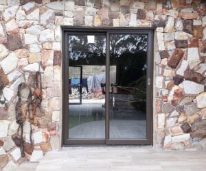 Exterior wall of home - natural stone design